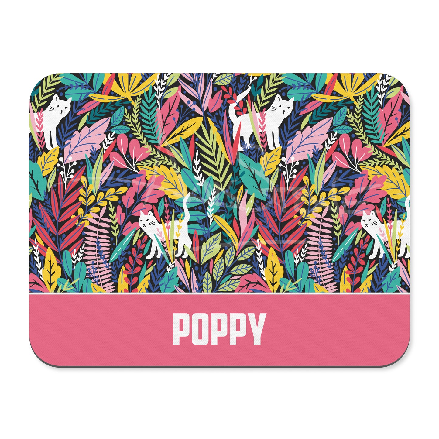 Personalised Cat Bowl Mat: Customised, Functional, and Stylish Pet Food Mat for Cats