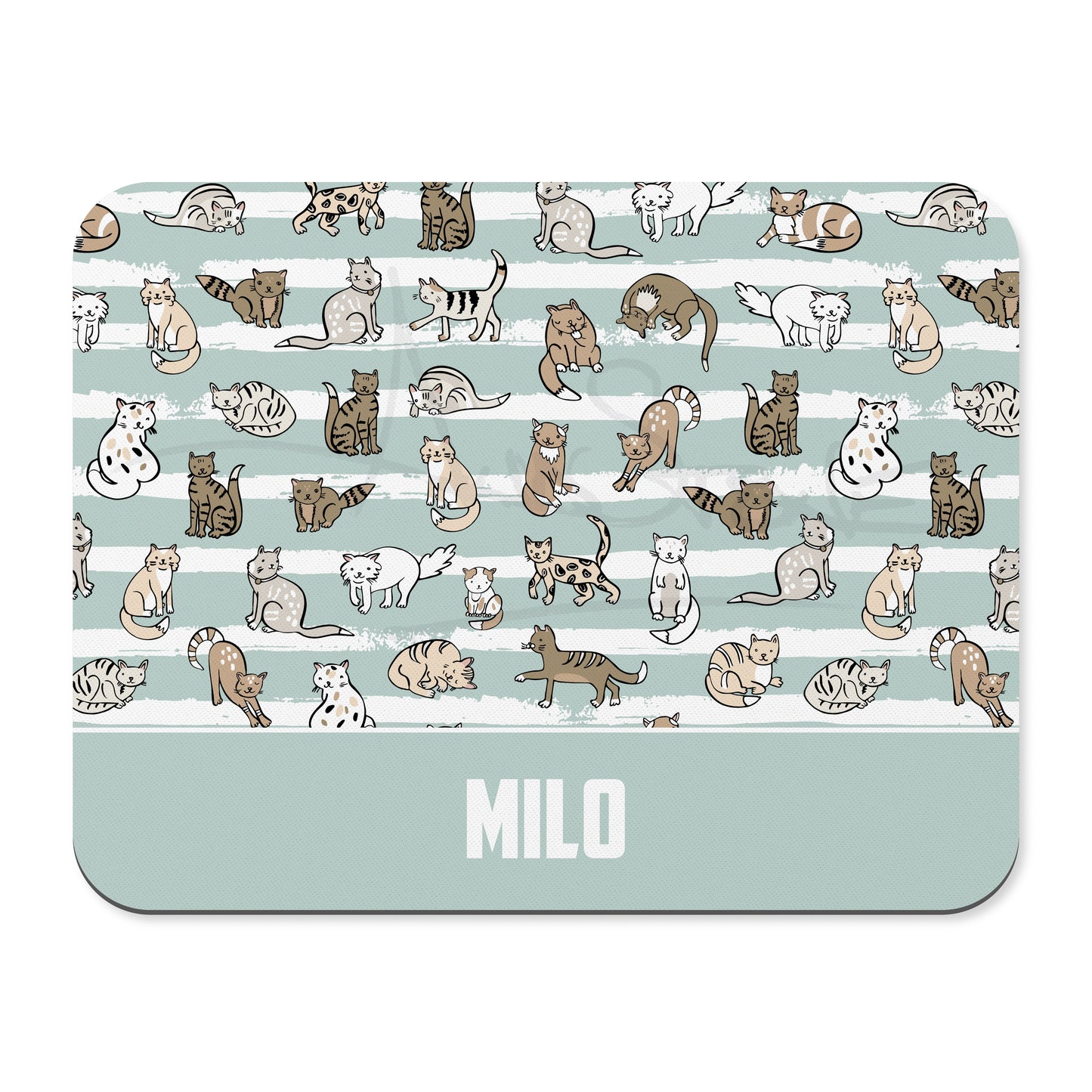 Personalised Cat Bowl Mat: Customised, Functional, and Stylish Pet Food Mat for Cats