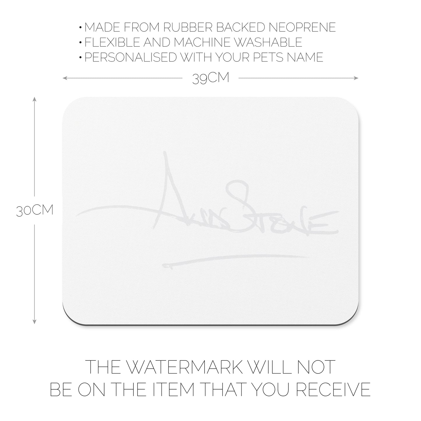 Personalised Cat Bowl Mat: Customised, Functional, and Stylish Pet Food Mat for Cats