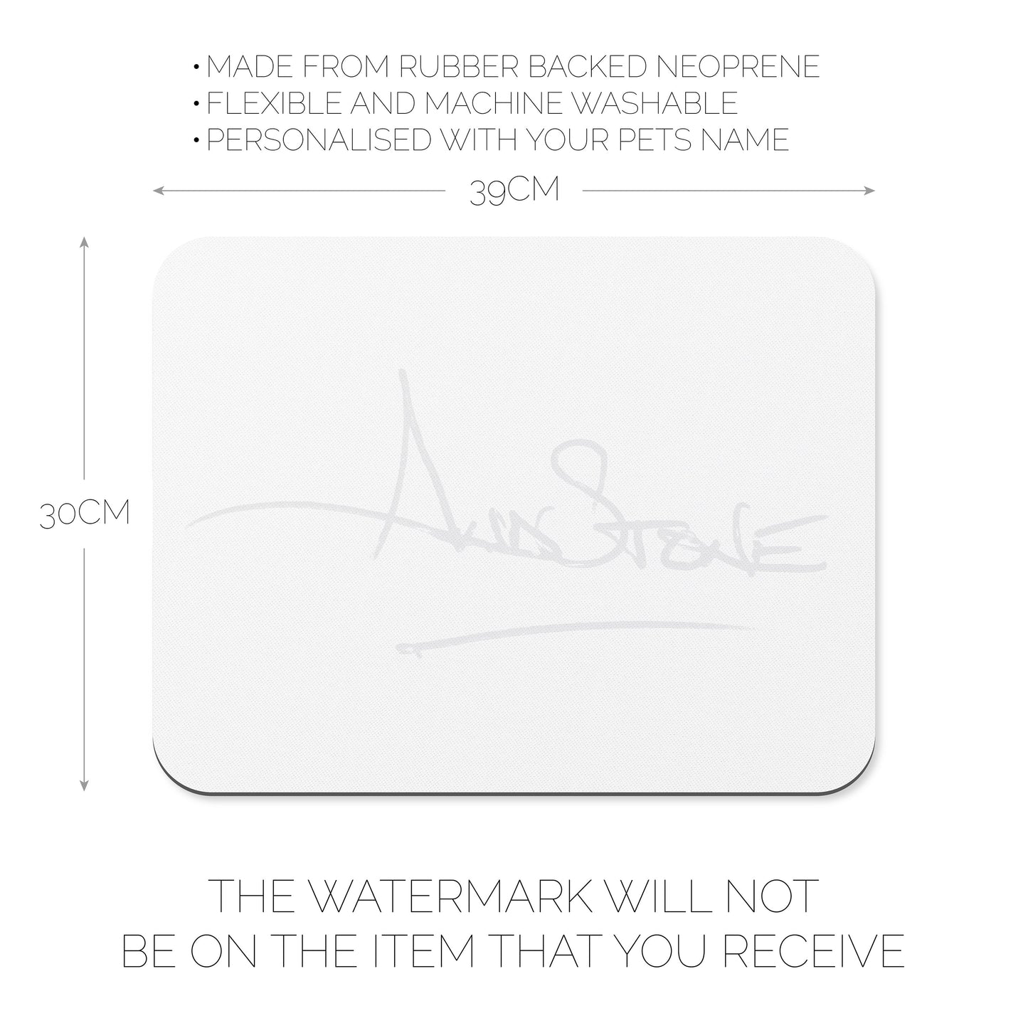 Personalised Cat Bowl Mat: Customised, Functional, and Stylish Pet Food Mat for Cats