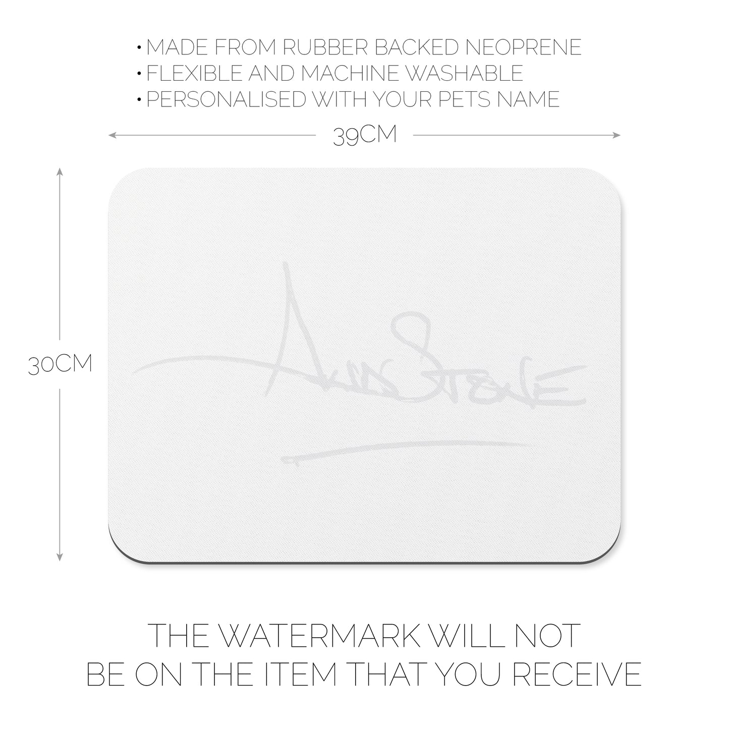 Personalised Dog Bowl Mat: Customised, Functional, and Stylish Pet Food Mat for Dogs and Cats