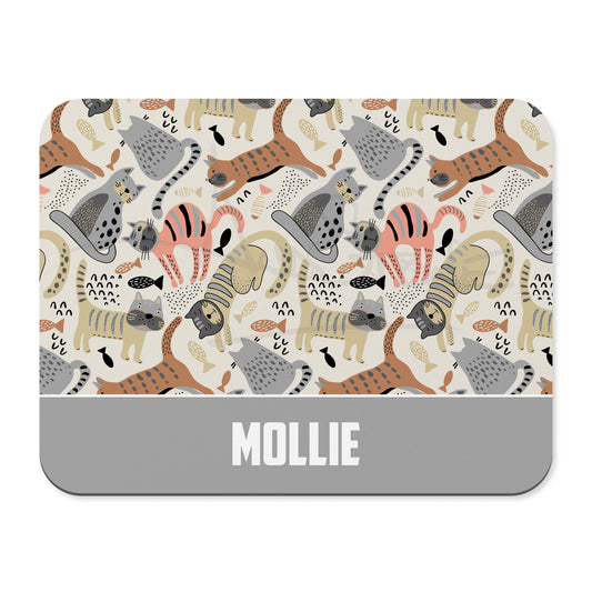 Personalised Cat Bowl Mat: Customised, Functional, and Stylish Pet Food Mat for Cats