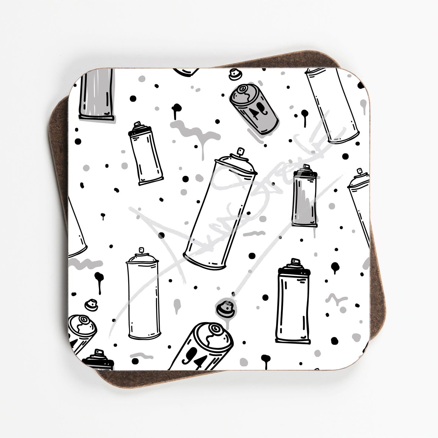 Urban Graffiti Design Coasters - Set Of Four - 90mm x 90mm