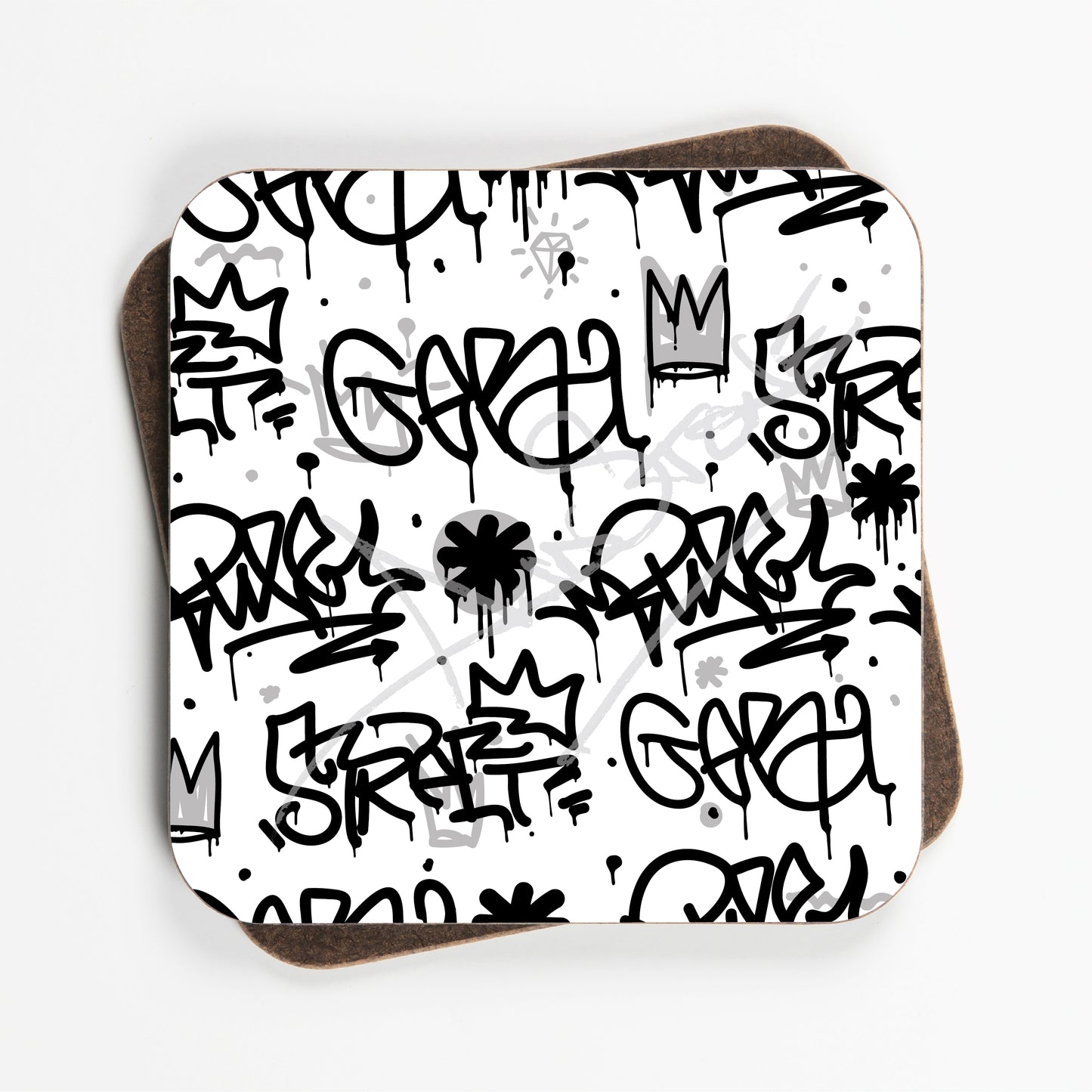 Urban Graffiti Design Coasters - Set Of Four - 90mm x 90mm