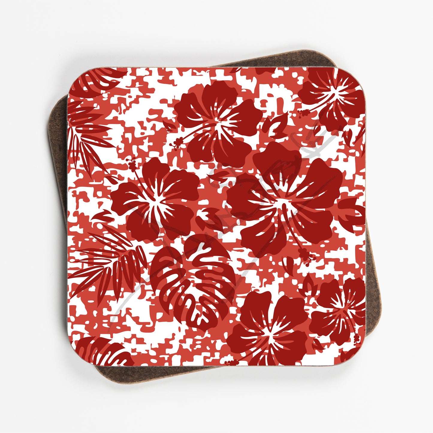 Floral Flower Design Coasters - Set Of Four - 90mm x 90mm